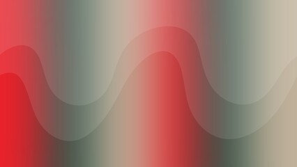 Green red Gradient background with shadow curved lines for Christmas 