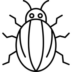 Colorado Potato Beetle Icon
