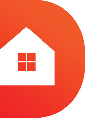 House D logo design. Luxury Real estate logo design. Stay house logo design. property logo design. D logo design. D logo vectors. simple, creative, letter, initial, abstract, alphabet D logo design