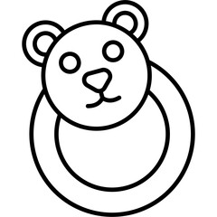 Teething Ring Icon