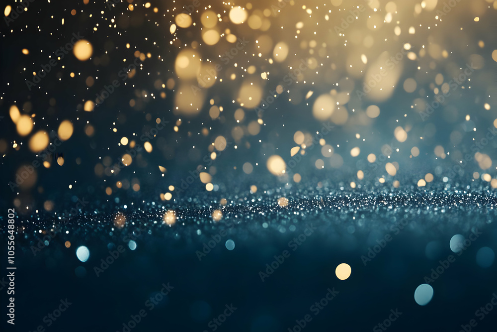 Poster a shimmering background of sparkling lights creating a magical atmosphere.