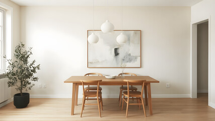 japandi, table, interior, chair, room, furniture, home, dining, design, wood, house, chairs, luxury, wall, wooden, living, floor, dining room, indoors, indoor, style, window, desk, kitchen, classic, n