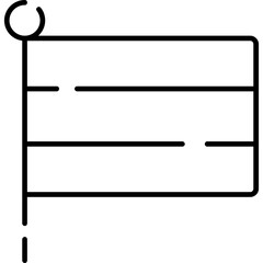 Fototapeta premium Luxembourg Flag Icon