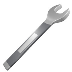 3D Combination Wrench Illustration – Realistic Tool Design for Mechanics and DIY Projects