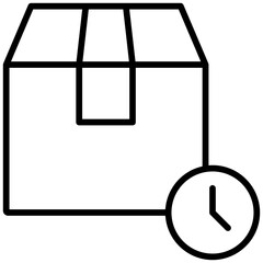Logistik Paket Lieferzeit Uhr