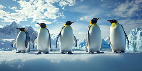 Obraz premium penguins Unique Arts