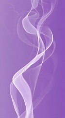 Smoke, White Fluid on Purple Background, Abstract Image, Texture, Pattern Background, Wallpaper, Cover and Screen of Smartphone, PC, Laptop, 9:16 and 16:9 Format