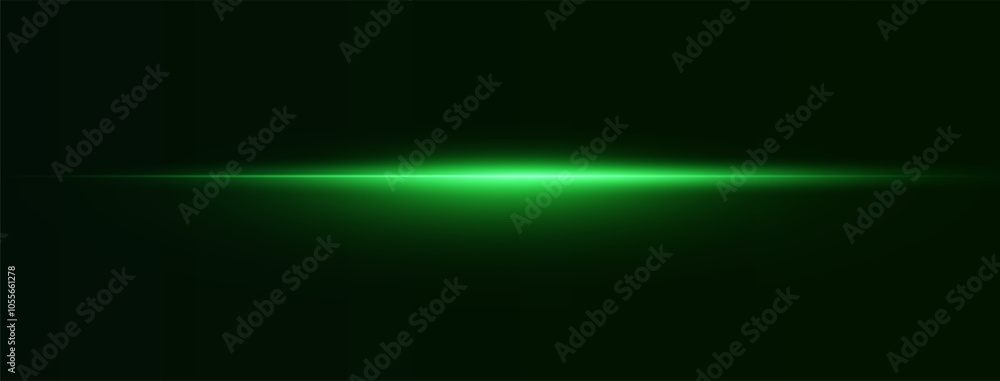 Canvas Prints neon green horizontal speed lines. laser lines of light. horizontal neon light. glowing stripes. las