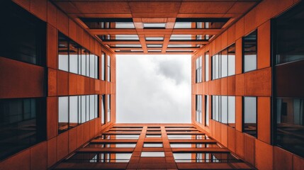 Symmetrical Design of Office Building Exterior