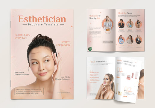 Esthetician Brochure Template