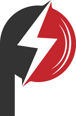 Electric logo design. USB logo design. Plug logo design. Cable logo design. Electric cable logo design. Internet cable, Data Cable Logo design. Web cable logo design. P logo design. Speed logo design.