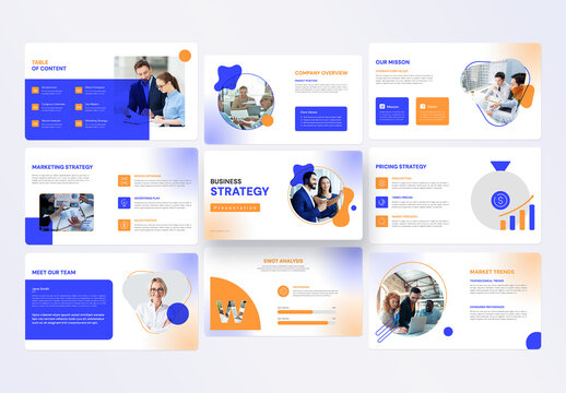 Business Strategy Plan Layout