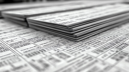 Table filled with cost metrics and price assessments, symbolizing a comprehensive value overview