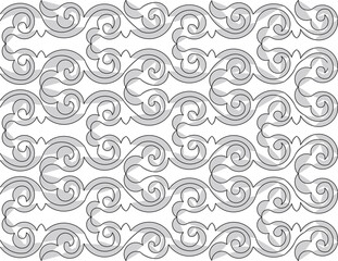 Vector sketch illustration silhouette design of modern classic vintage abstract background pattern