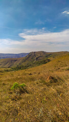 Beautiful mountains in the mountains of Minas Gerais, Brazil. The name is Serra da Calcada and it is next to the city of Belo Horizonte