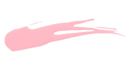 Pink brush strokes on transparent background.
