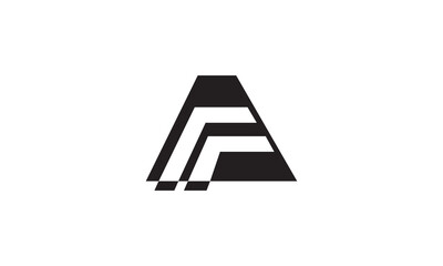 AF Alphabet letter logo, AF logo, af initial logo