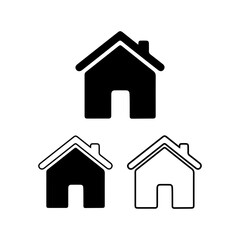 Simple house symbol Icon.