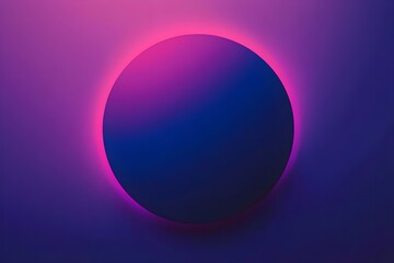 Circle background, dark blue and purple colours, minimalistic