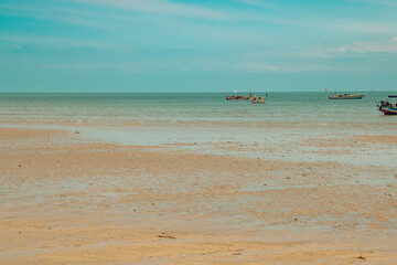 Scenic view of Badeko beach at Old Stone Town in Bagamoyo, Tanzania