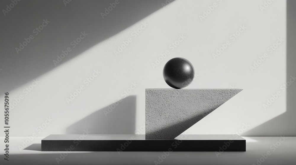 Poster geometric balance streamlined function approximation in minimalist aesthetics