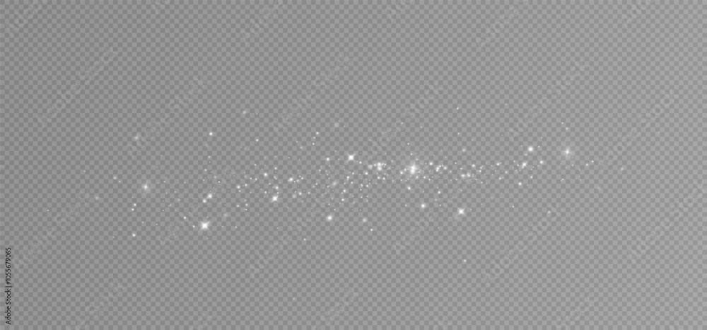 Aufkleber white light lights dust.christmas glowing light spark overlay.light effect with glitter particles. g