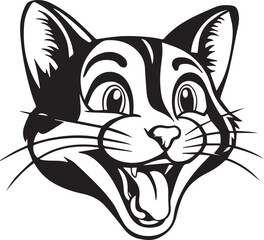  cat head vector and illustration 