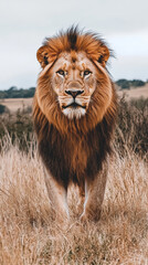 portrait of a lion