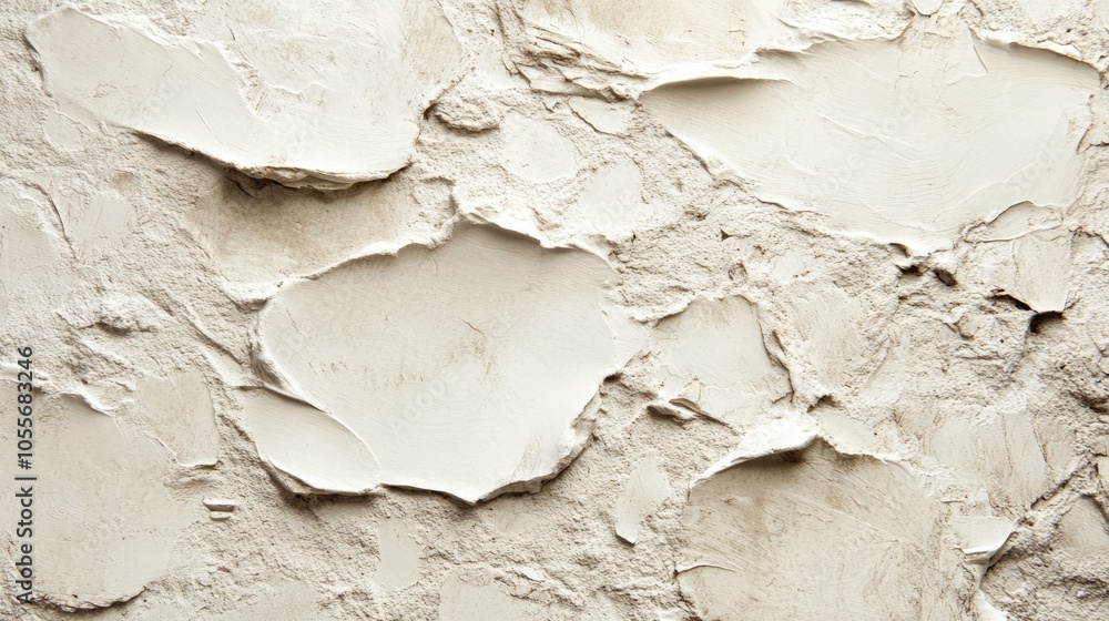 Poster light textured background image in ultra wide format showcasing a surface resembling plaster or natu