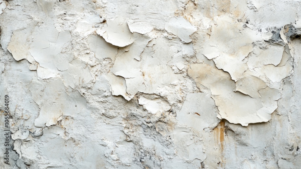 Poster light textured background image in ultra wide format showcasing a surface resembling plaster or natu