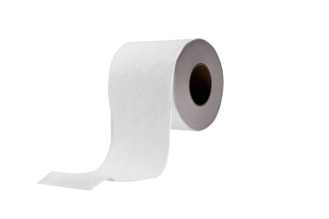 Toilet paper isolated on transparent background. A Png image
