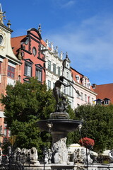 Gdańsk, Fontanna Neptuna w Gdańsku © Monika