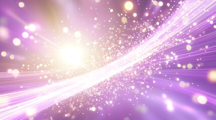 Obraz premium A purple background with a white line and lots of white dots