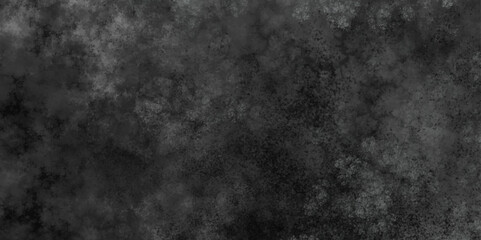 Abstract Dark black stone wall grunge aged rough texture background. closeup texture of black color. Gray concrete cracked walls in the background. White and black messy wall stucco texture background