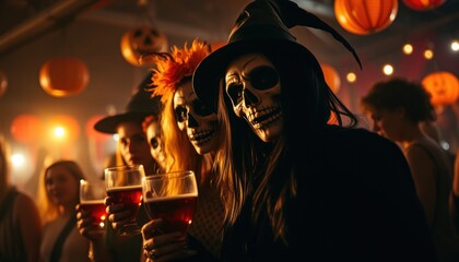 Spooktacular halloween celebration with friends