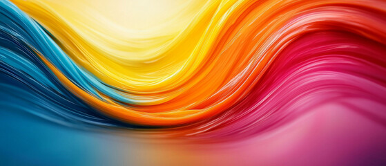 Naklejka premium Captured Chaos: Fluid Swirls of Vibrant Paint in Detail 
