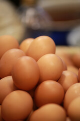 태국 재래시장에서 판매하는 신선한 야채,채소,과일들