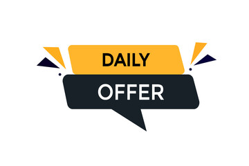 website, daily offer , prizes, button, learn, stay, template, tuned, design, level, sign, speech, bubble  banner, modern, symbol, click. 
