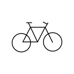 Bicycle icon. Sport. Health. Travel. Hobby. Speed. Extreme. Vector illustration