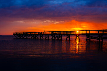 Early Morning Fishing from the pier