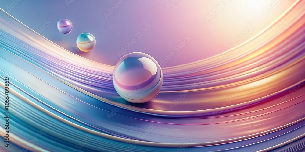 Poster abstract minimalist background with circular lines for modern design and art projects