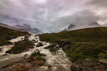 View of Ulamertorsuaq mountain and surrounding area in Tasermiut fjord (South Greenland)