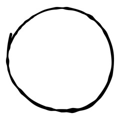 Outline hand painted frame doodle PNG isolated shape. Hand drawn line shape. Simple stroke grunge icon. Minimalist cartoon playful shape logo