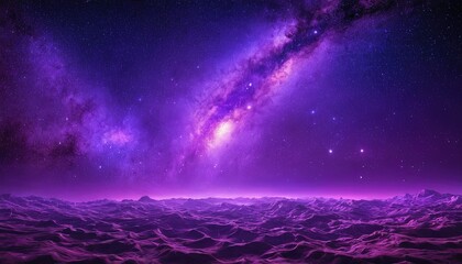 Brilliant purple space backdrop that is artistic
