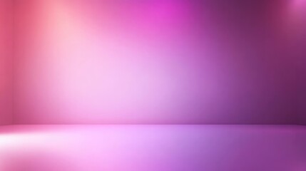 Fototapeta premium A minimalist gradient background with light shades of purple transitioning to pink, offering a calm and elegant feel