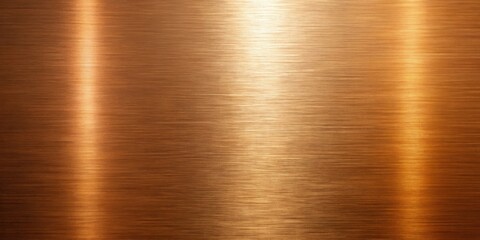 Shiny Bronze Texture Background with Smooth Panoramic Shine for Design Projects