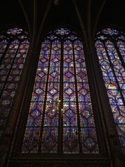 stained glass window in church