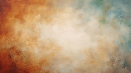 Abstract Warm and Cool Color Blending Background