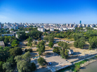 Obraz premium Serbia, Sava river, Ada međjica, Belgrade