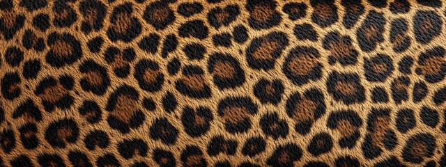 Background with texture of the leopard fur.